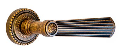 Дверная ручка rich art 303 r15 ob античная бронза одесса