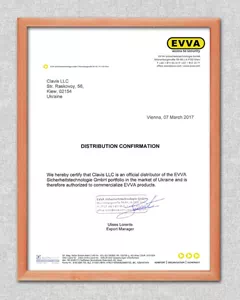 сертифицированный продавец EVVA в Украине